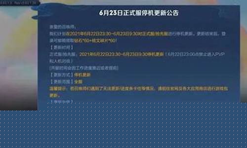 王者荣耀更新公告最新今天_王者荣耀更新公告最新今天下载